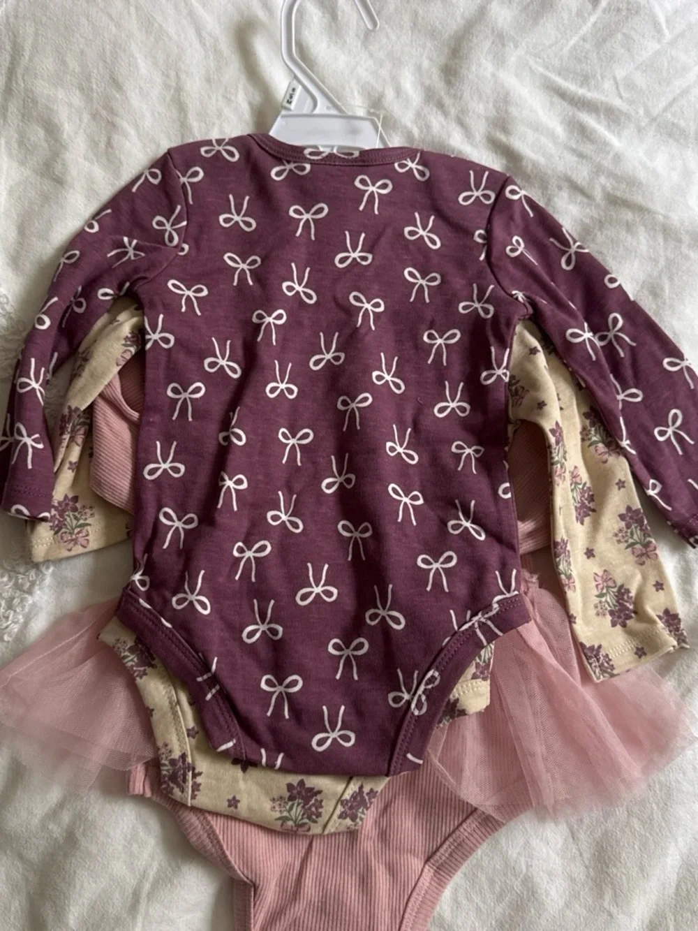 3 set onesies Pink Tulle Baby Tutu Bodysuit